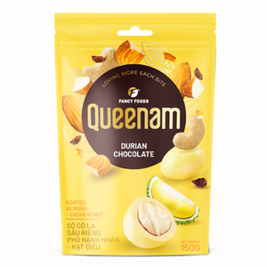 Chocolate Dragee Vietnamita de Primera Calidad 150G, Durian Recubierto de Chocolate con Almendras y Nueces de Anacardo, HALAL, OEM/ODM, Snacks, Dulces, Envío Global - Product Image 1