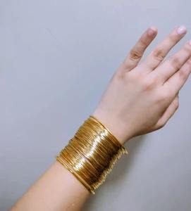 Bracelets manchette ajustables en fil de laiton faits à la main, très demandés, pour femmes, bijoux de mode tendance pour usage quotidien, Shan India, disponibles - Product Image 3