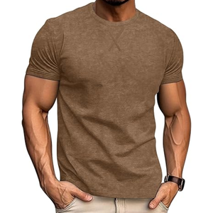 เสื้อยืดคอกลมผ้าฝ้ายเนื้อหนา 200 กรัม ทรงสปอร์ต ลุคสบายๆ ระบายอากาศได้ดี สำหรับผู้ชาย - Product Image 1