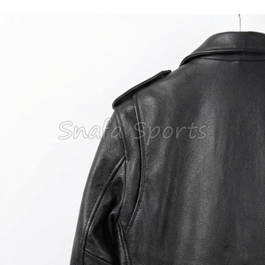 Men Leather <b>Jacket</b> Motorcycle Biker Style Protective Durable Premium Quality Fashion Winter Outfit Stylish Wear <b>Jackets</b> For Sale - Product Image 6