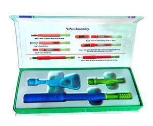 Medilab India Tactile Stimulation Kit V Pen Assembly Therapy Training <b>Tool</b> with <b>Foam</b> Insert Storage <b>Box</b> Custom Packaging - Product Image 3