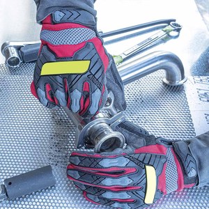 Wholesale Reinforced Synthetic Leather Amara Mechanical Work <b>Gloves</b> Personal Protective Anti Slip Durable <b>Touch</b> Screen <b>Gloves</b> - Product Image 6