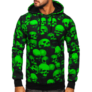 Sudaderas con Capucha Sublimadas Blanqueadas 100% Poliéster para Hombre, Nueva Llegada 2025, Sudadera con Capucha con Estampado 3D en Toda la Superficie - Product Image 1