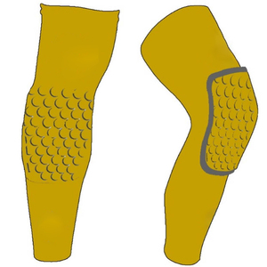 Protector de Espinilla de Béisbol de Alta Calidad, Transpirable y Ligero, Protección Profesional, Cuero PU, Cómodo, con Doble Correa - Product Image 2