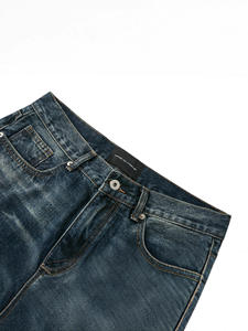 Jeans Holgados Ecológicos para Hombre, Cintura Media, Otoño, 100% Algodón, Estilo Urbano - Product Image 4