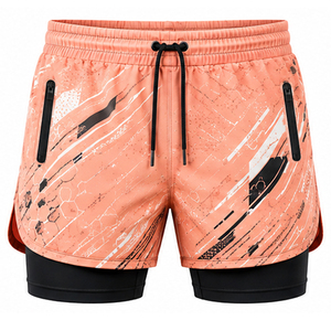 Shorts de bain premium pour hommes, imperméables, à séchage rapide, avec poches, pour l'été et la plage, taille ajustable, logo personnalisé, fabricant de maillots de bain - Product Image 1