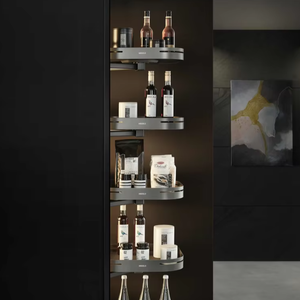 Gabinetes de Cocina Modernos de Lujo Personalizados JY Project, Ecológicos, de MDF, Estilo Europeo, Modulares, con Isla de Almacenamiento - Product Image 6