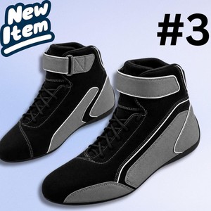 Zapatos de Carreras de Karting Profesionales Personalizados, Ligeros, Transpirables, de Microfibra Premium, para Deportes de Motor, con Alta Adherencia, OEM - Product Image 4