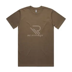 T-shirt personnalisé coupé et cousu, 100% coton, impression graphique, poids lourd - Product Image 1