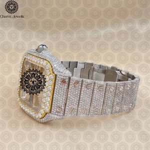 Charm_Jewells Stainless Steel Square <b>Mechanical</b> <b>Watch</b> 38mm Sapphire Crystal Luxury Fashion Analog Dial Unisex - Product Image 2