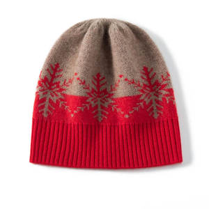 Bonnet en laine mélangée de haute qualité avec nœuds camouflage pour femme – Tendance, tricoté, doux et chaud pour l'extérieur et la plage - Product Image 3