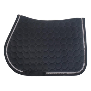 Tapis de selle en mousse confortable marron pour dressage, lisse, pour soins équins, chaud et doux, personnalisation acceptée, fournitures équestres en satin - Product Image 4