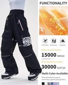 Pantalones de Esquí Profesionales Unisex, Elegantes, Impermeables, Resistentes al Viento, Calefactables, Impresos, Transpirables, de Secado Rápido, Personalizados, Fabricados en Fábrica - Product Image 4