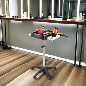 Étagère de rangement compacte pour salon de coiffure, construction métallique durable, optimise l'espace et augmente la productivité - Product Image 1