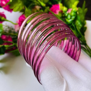 Ensemble de bracelets empilables en acrylique violet pour femmes, bijoux en résine, bracelets tendance, cadeau - Product Image 6
