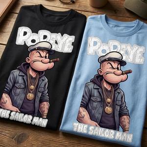T-shirts Streetwear Personnalisés à Manches Courtes Style Moto & Biker, en Coton Lourd Imprimé, Coupe Ample, Effet Délavé à l'Acide - Product Image 2