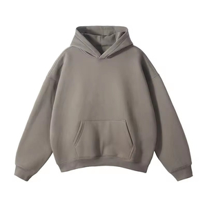Sweat-shirt à capuche ample pour femme, 100% coton écologique, manches longues, léger, hiver, coupe classique - Product Image 3