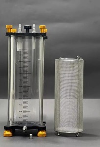 Conteneur de collecte de graisse réutilisable et autoclavable de 2000 ml avec filtre en acier inoxydable, manuel - Product Image 2