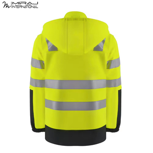 Custom Logo New Arrival Trendy Product <b>High</b> <b>Visibility</b> Reflective Safety <b>Jackets</b> For Construction Road Safety Traffic Guard - Product Image 3