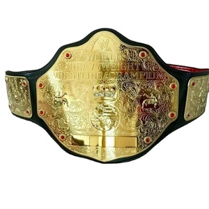 Nouvelles ceintures de championnat de lutte poids lourd du monde personnalisées ceintures de championnat Big Gold sur mesure 2mm 4mm - Product Image 1