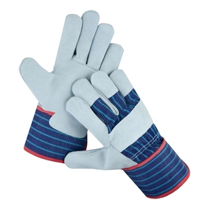Guantes de Trabajo de Cuero Vacuno, Resistentes a la Abrasión, Protección Industrial para las Manos, Guantes de Seguridad para Construcción y Jardinería - Product Image 6