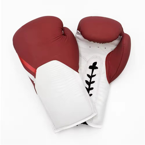 Gants de boxe personnalisés à lacets, 100% cuir véritable, haute qualité, sur mesure - Product Image 2
