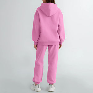 Conjunto Deportivo Oversize para Mujer, Dos Piezas, Traje de Entrenamiento, Chándal para Correr, 100% Algodón, Conjunto Deportivo Femenino - Product Image 5