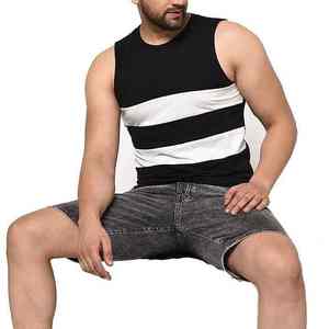 เสื้อกล้ามออกกำลังกายผู้ชายแบบใหม่ ผ้าฝ้าย ระบายอากาศได้ดี สายคล้องไหล่บาง กระชับกล้ามเนื้อ แห้งเร็ว เป็นมิตรกับสิ่งแวดล้อม - Product Image 3