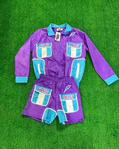 Custom Nylon Tracksuit <b>Wind</b> <b>Breaker</b> Zip up Hoodie and Shorts Set Plain Windbreaker Short Set Men Windbreaker Tracksuit Set - Product Image 1