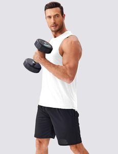 Wholesale <b>Mens</b> Tank Top Plain Sleeveless Shirt Soft Cotton Gym <b>Singlet</b> Lightweight Fitness Vest Bodybuilding Athletic Wear - Product Image 1