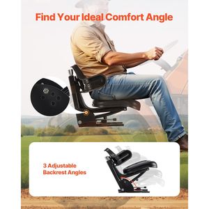 Micro-interrupteur universel réglable pour siège de chariot élévateur, compatible avec les sièges de tracteur universels, adapté à la suspension et à l'inclinaison des sièges de tracteur - Product Image 5