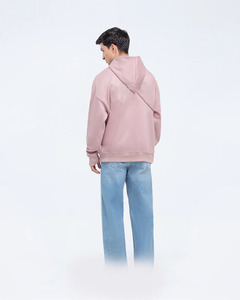 Sudadera con Capucha para Hombre, Talla Grande, Color Sólido, Corte Regular, Algodón French Terry, Estilo Casual para Otoño - Product Image 4