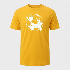 Camiseta de Fútbol de Algodón Premium con Efecto Desgastado, Manga Corta, Material Cómodo, Ajuste Perfecto para Deportes y Atuendos Casuales - Product Image 1