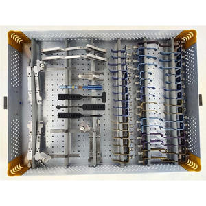 Ensemble d'opérateurs cervicaux et lombaires en acier, rétracteur de colonne vertébrale avec lames en titane, kit d'instruments chirurgicaux orthopédiques manuels autoclavables - Product Image 5