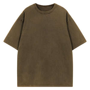 Camiseta Oversize de Mujer con Efecto Ácido – Camiseta de Algodón de Cuello Redondo de Corte Holgado para Looks Casuales y Modernos - Product Image 1