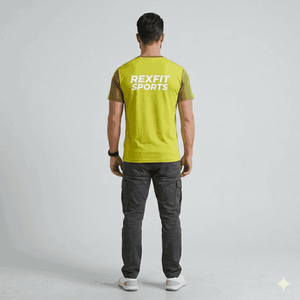 Camiseta Vintage de Alta Calidad para Hombre, 200-400 g/m², Algodón, Impresión Digital Personalizada, Manga Corta, Diseño Sólido - Product Image 3
