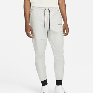 กางเกงจ็อกเกอร์ลำลองผู้ชายคุณภาพสูง ผ้าโพลีเอสเตอร์/ผ้าฝ้ายแคนวาส แห้งเร็ว ระบายอากาศได้ดี - Product Image 1