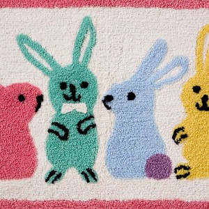 Tapis de bain antidérapants blancs pour hôtel et spa, super absorbants, 100% coton - Product Image 3
