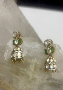 Classic Bell Shape 22K Gold Plated <b>Stud</b> <b>Earrings</b> Women's Wedding Jewelry Gift Party - Product Image 4
