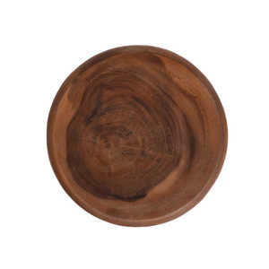 Mesa Auxiliar Redonda de Madera de Teca Sólida de Primera Calidad, Taburete Decorativo Hecho a Mano para Muebles de Villas Tropicales, Resorts y Cafés - Product Image 5