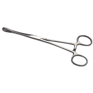 Pinces de maintien en éponge Rampley de qualité supérieure, 25 cm, mâchoires ovales dentelées, acier inoxydable, instruments chirurgicaux médicaux gynécologiques, CE ISO - Product Image 6