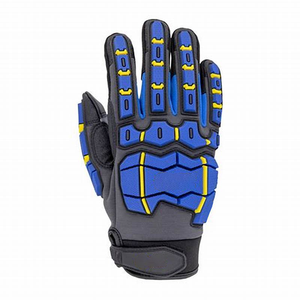 Best Selling Palm Protection Leather <b>Gloves</b> Vibration-resistant Heat Cold Resistant Mechanic Hi Impact Durable <b>Gloves</b> Best - Product Image 6