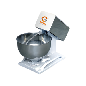 Amasadora de Acero Inoxidable de Uso Comercial para Trabajo Pesado |   Máquina Eléctrica de Control Digital para Procesamiento de Alimentos, Panadería y Pizza - Product Image 3