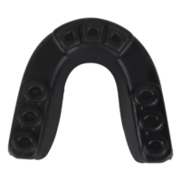 Protège-dents confortable et réglable en caoutchouc/silicone pour la boxe avec fermeture à boucle, ajustement universel, protection dentaire