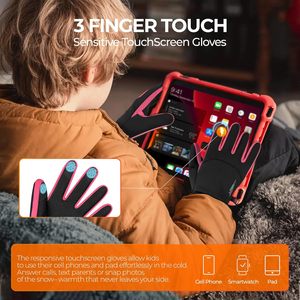 Kids Warm Winter Gloves Touchscreen Water-Resistant Cycling Running <b>Skiing</b> in Outdoor Cold Weather for Boy Girl - Product Image 2