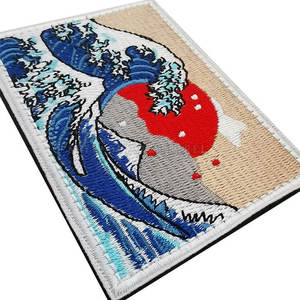 Parches de fieltro no tejido bordados a mano con diseño de dibujos animados para ropa, con material de lona, se aceptan logotipos personalizados, para coser en sombreros - Product Image 5