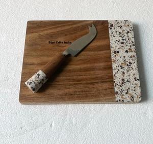 Sous-verres en terrazzo de qualité supérieure, sous-verres en marbre pour boissons, tapis et dessous-de-plat, articles de table pour hôtels et restaurants, sous-verres en résine très vendus - Product Image 4