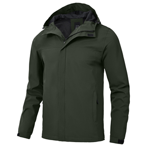 Waterproof Men Windproof Jacket Stain Resistant Sport Coat Quick Dry Performance Athletic <b>Hooded</b> <b>Gilet</b> Outerwear - Product Image 2