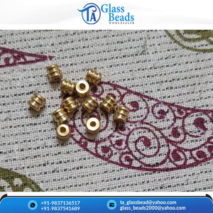 2026 new arrival loose brass <b>beads</b> 6mm 8mm 10mm spacer <b>beads</b> - <b>top</b> quality custom metal <b>beads</b> at competitive price - Product Image 5