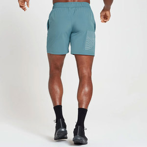 Shorts de sport pour hommes 100 % coton de haute qualité avec logo personnalisé, shorts décontractés noirs unis, vente en gros - Product Image 2